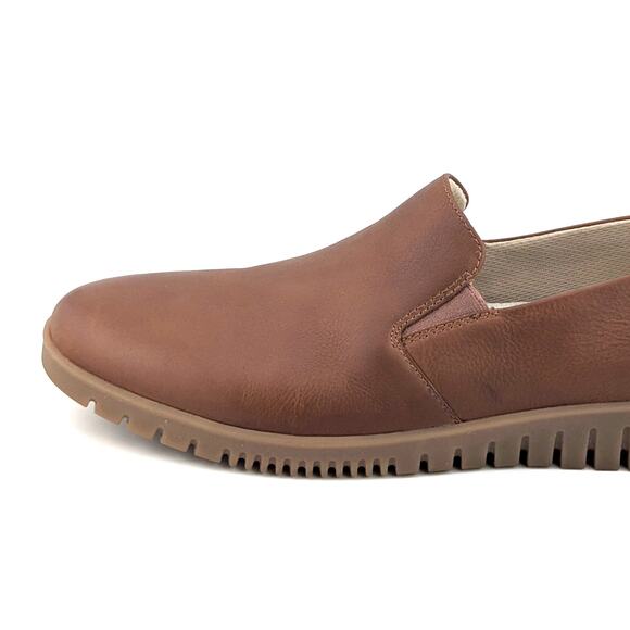 Dansko Linley Tan Burnished Calf Leather Loafers Womens EU 41 US 10-10.5 Slip On - Picture 6 of 12